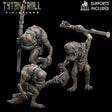 Troglodyte Bundle Miniature | Set of 3 - Tabletop RPG & D&D miniature. Perfect for wargaming & collectors