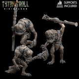 Troglodyte Bundle Miniature | Set of 3 - Tabletop RPG & D&D miniature. Perfect for wargaming & collectors
