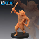 Troll Folk Miniature | B - Tabletop RPG & D&D miniature. Perfect for wargaming & collectors