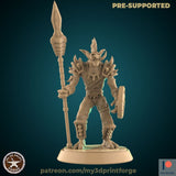 Troll Tribe 3 Miniature | A - Tabletop RPG & D&D miniature. Perfect for wargaming & collectors
