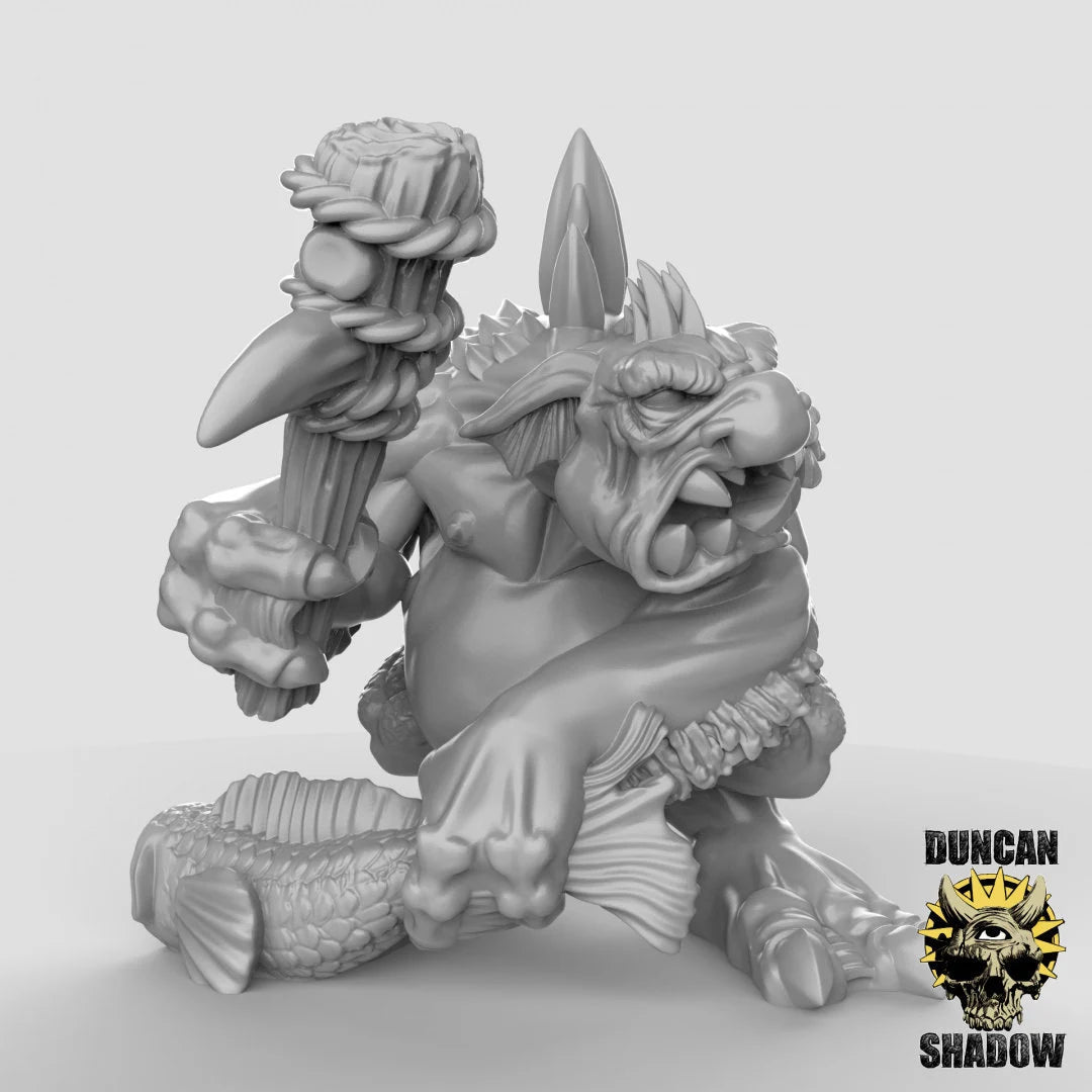Troll Squad 3 Miniature | B - Tabletop RPG & D&D miniature. Perfect for wargaming & collectors