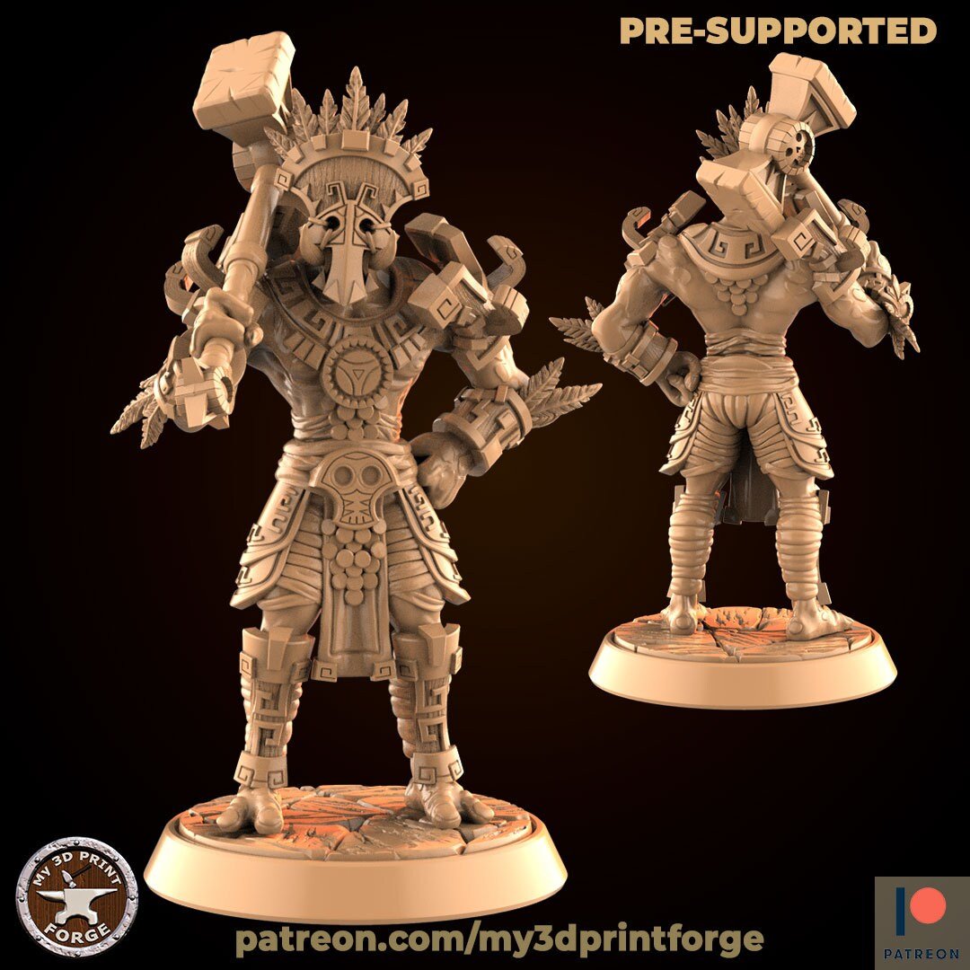 Troll Set 4 Miniature | C - Tabletop RPG & D&D miniature. Perfect for wargaming & collectors