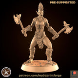 Troll Set 3 Miniature | C - Tabletop RPG & D&D miniature. Perfect for wargaming & collectors