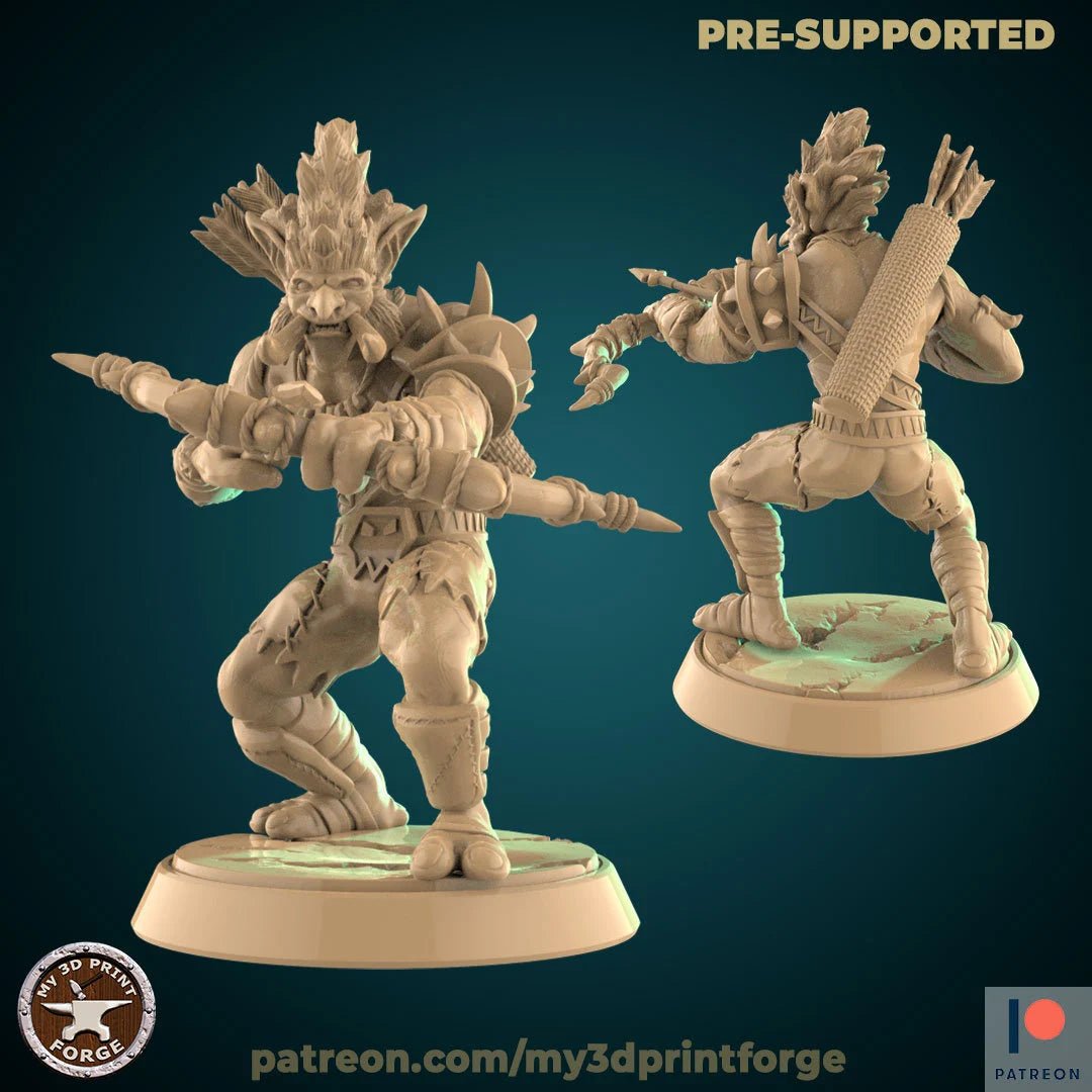 Troll Miniature - D - 28mm