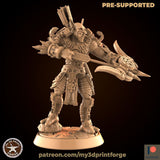Troll Set 4 Miniature | D - Tabletop RPG & D&D miniature. Perfect for wargaming & collectors