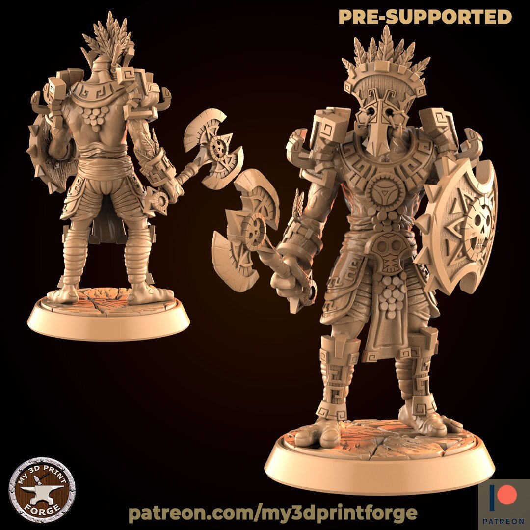 Troll Set 3 Miniature | E - Tabletop RPG & D&D miniature. Perfect for wargaming & collectors