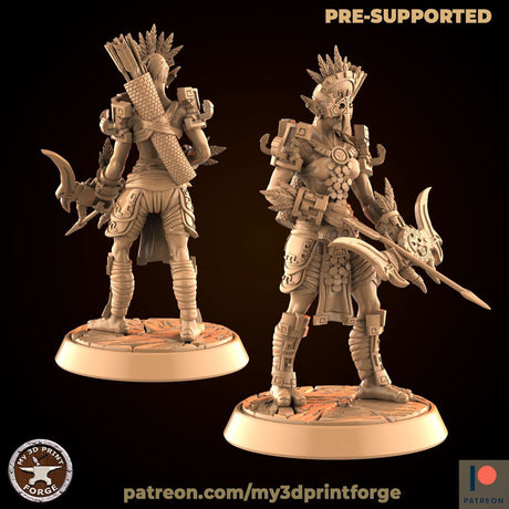Troll Tribe Miniature | F - Tabletop RPG & D&D miniature. Perfect for wargaming & collectors