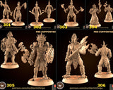 Troll Set 3 Miniature | Set of 6 - Tabletop RPG & D&D miniature. Perfect for wargaming & collectors