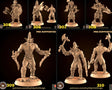 Troll Set 4 Miniature | Set of 6 - Tabletop RPG & D&D miniature. Perfect for wargaming & collectors
