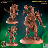 Troll Warlock Cleric Set 2 Miniature | B - Tabletop RPG & D&D miniature. Perfect for wargaming & collectors