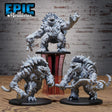 Turtle Elder Folk Miniature | Set of 3 - Tabletop RPG & D&D miniature. Perfect for wargaming & collectors
