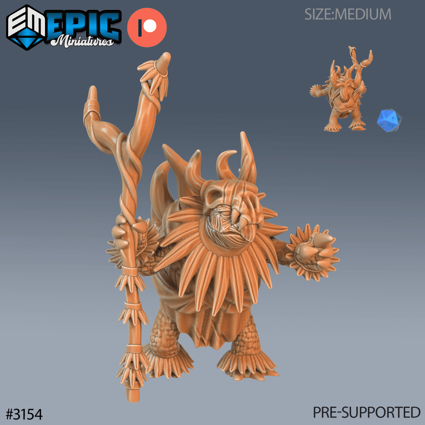 Turtle Folk Mini Miniature - B - 28mm