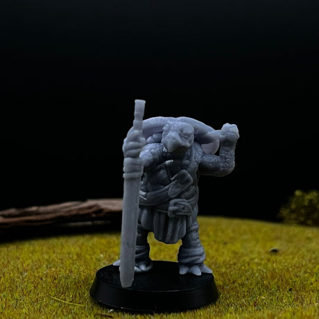 Turtle Folk Mini Set 2 Miniature | Set of 4 - Tabletop RPG & D&D miniature. Perfect for wargaming & collectors