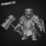 Turtle Folk Paladin Set 4 Miniature | A - Tabletop RPG & D&D miniature. Perfect for wargaming & collectors