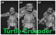 Turtle Folk Paladin Set 3 Miniature | Set of 3 - Tabletop RPG & D&D miniature. Perfect for wargaming & collectors