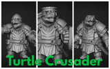 Turtle Folk Paladin Set 2 Miniature | Set of 3 - Tabletop RPG & D&D miniature. Perfect for wargaming & collectors