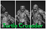 Turtle Folk Paladin Set 4 Miniature | Set of 3 - Tabletop RPG & D&D miniature. Perfect for wargaming & collectors