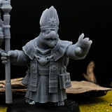 Turtle Folk Priest Set 2 Miniature | set of 4 - Tabletop RPG & D&D miniature. Perfect for wargaming & collectors