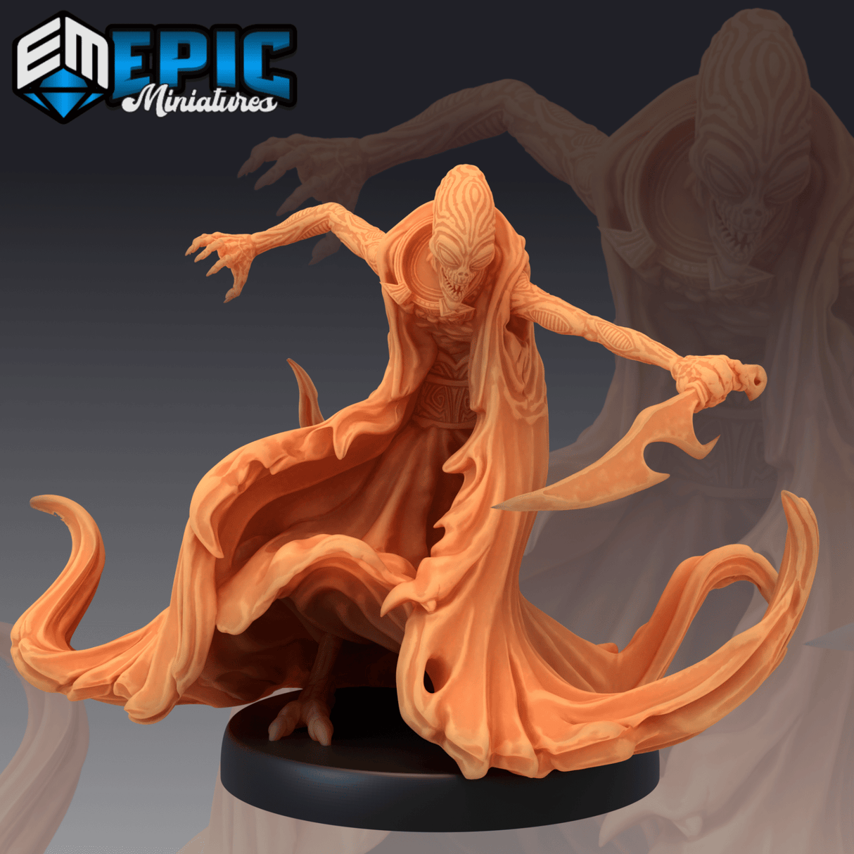Ultro Demon Miniature | C - Tabletop RPG & D&D miniature. Perfect for wargaming & collectors