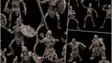 Undead Army Skeleton Miniature | Full Set All Models - Tabletop RPG & D&D miniature. Perfect for wargaming & collectors