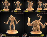 Undead Army Set 2 Miniature | Set of 6 - Tabletop RPG & D&D miniature. Perfect for wargaming & collectors