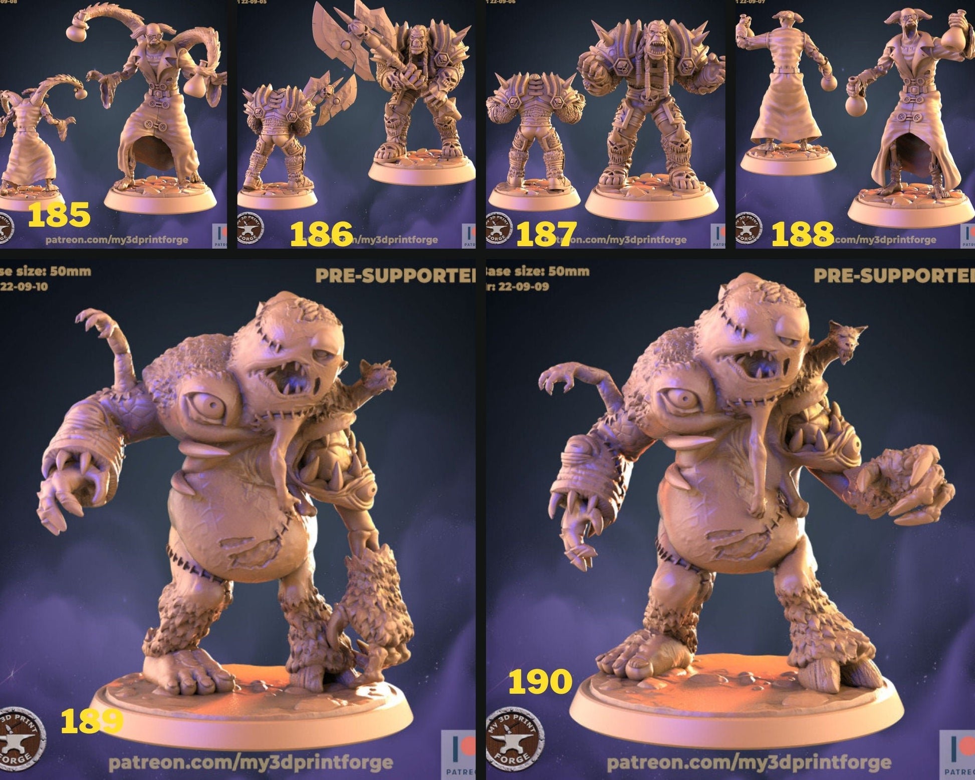 Undead Artificer Miniature - Full Set All Models - 28mm