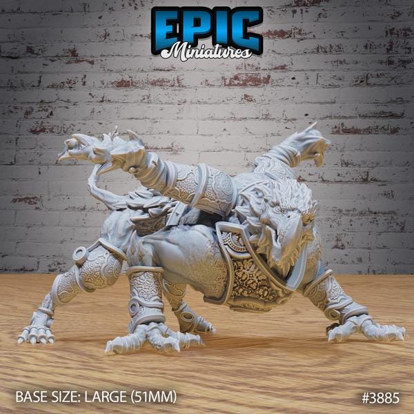 Undead Griffin Miniature | 3885 - Tabletop RPG & D&D miniature. Perfect for wargaming & collectors