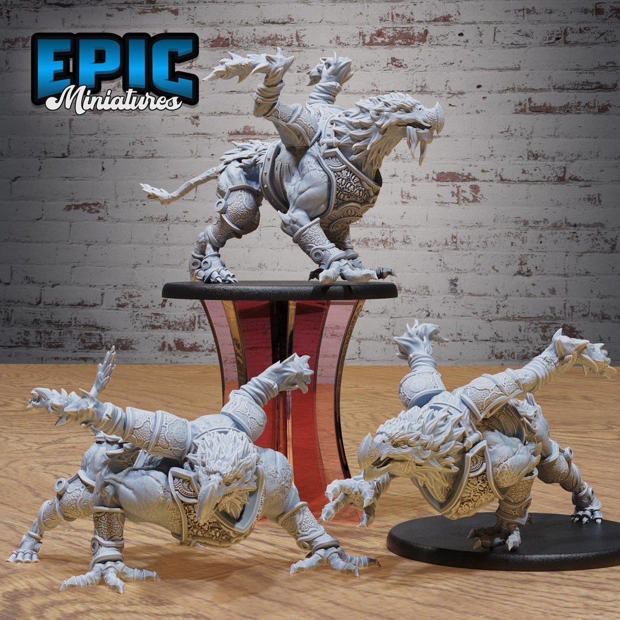 Undead Griffin Miniature | Full Set All Models - Tabletop RPG & D&D miniature. Perfect for wargaming & collectors