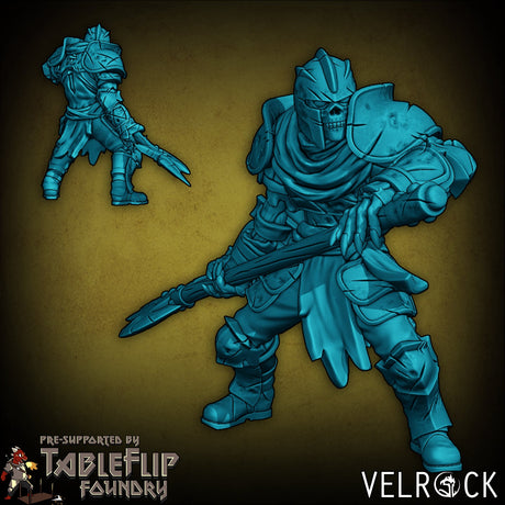 Undead Militia Miniature | B - Tabletop RPG & D&D miniature. Perfect for wargaming & collectors