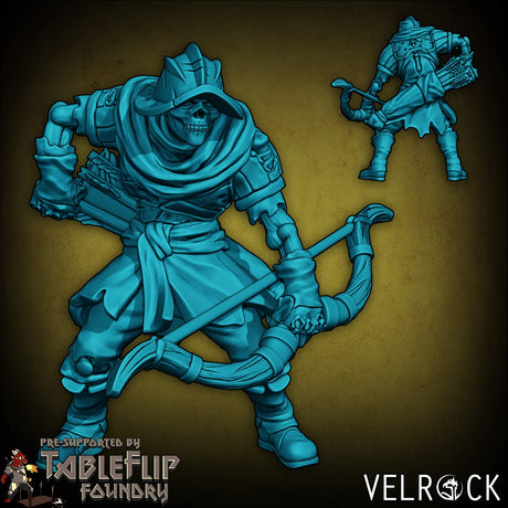 Undead Militia Miniature | E - Tabletop RPG & D&D miniature. Perfect for wargaming & collectors