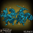 Undead Militia Miniature | Set of 6 - Tabletop RPG & D&D miniature. Perfect for wargaming & collectors