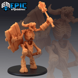 Undead Minotuar Set 1 Miniature | B - Tabletop RPG & D&D miniature. Perfect for wargaming & collectors