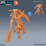 Undead Minotuar Set 2 Miniature | C - Tabletop RPG & D&D miniature. Perfect for wargaming & collectors