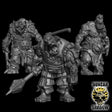 Undead Ogres Miniature | Set of 3 - Tabletop RPG & D&D miniature. Perfect for wargaming & collectors