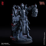 Undead, Vampire Horror Character Miniature | King Paimon - Tabletop RPG & D&D miniature. Perfect for wargaming & collectors