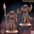Undead Warlock Miniature | Set of 2 - Tabletop RPG & D&D miniature. Perfect for wargaming & collectors