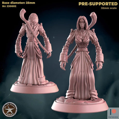 Undead Wizard Or Warlock Miniature | A - Tabletop RPG & D&D miniature. Perfect for wargaming & collectors