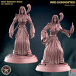 Undead Wizard Or Warlock Miniature | Set of 2 - Tabletop RPG & D&D miniature. Perfect for wargaming & collectors
