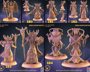 Underdark Monster Miniature | Set of 6 - Tabletop RPG & D&D miniature. Perfect for wargaming & collectors