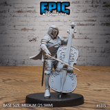 Vagabond Bard Miniature | A - Tabletop RPG & D&D miniature. Perfect for wargaming & collectors