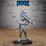 Vagabond Bard Miniature | B - Tabletop RPG & D&D miniature. Perfect for wargaming & collectors