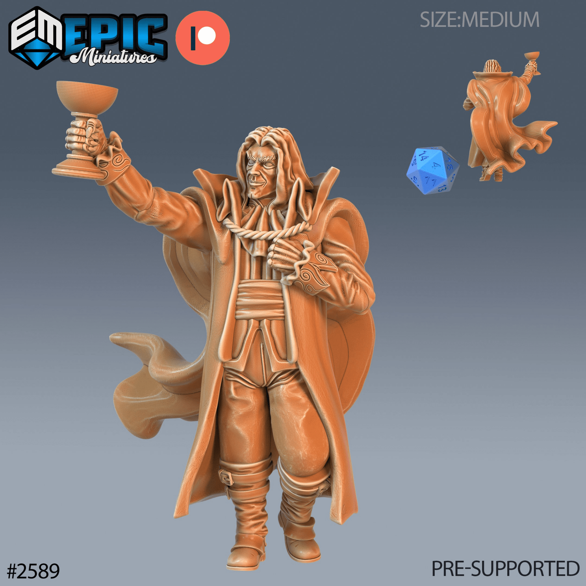 Vampire Lord Miniature - A - 28mm