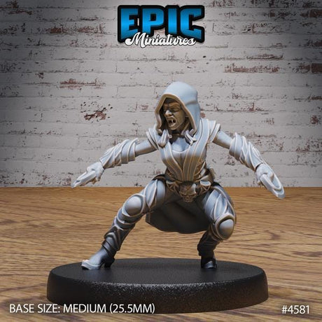 Vampire Rogues and Assassins Miniature | Full Set All Models - Tabletop RPG & D&D miniature. Perfect for wargaming & collectors