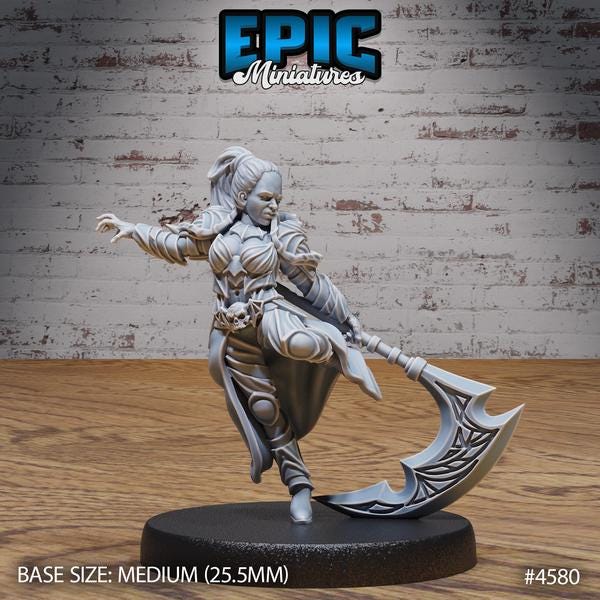 Vampire Rogues and Assassins Miniature | Full Set All Models - Tabletop RPG & D&D miniature. Perfect for wargaming & collectors