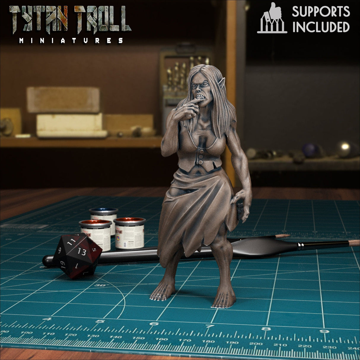 Vampire Spawn Bundle Miniature | Vampire 7 - Tabletop RPG & D&D miniature. Perfect for wargaming & collectors