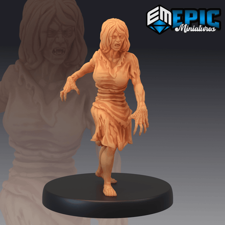 Vampire Spawn Miniature | B - Tabletop RPG & D&D miniature. Perfect for wargaming & collectors