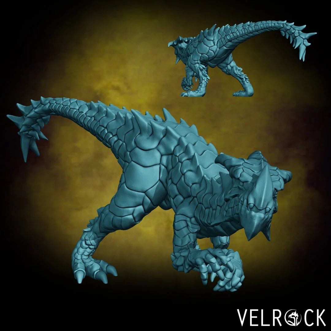 Velociraptor Miniature | A - Tabletop RPG & D&D miniature. Perfect for wargaming & collectors