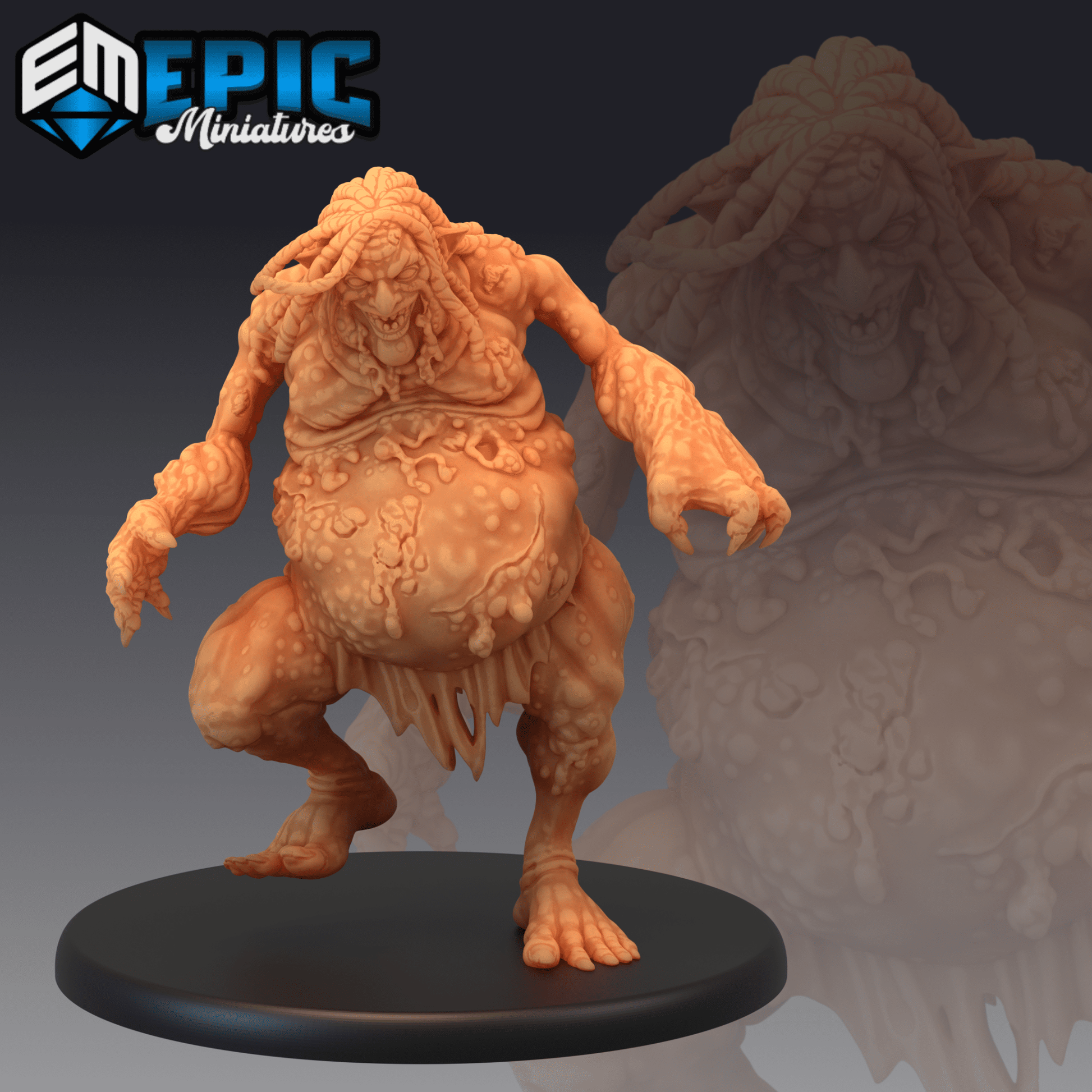 Venom Troll Miniature - A - 28mm