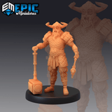 Viking Raider Set 2 Miniature | A - Tabletop RPG & D&D miniature. Perfect for wargaming & collectors