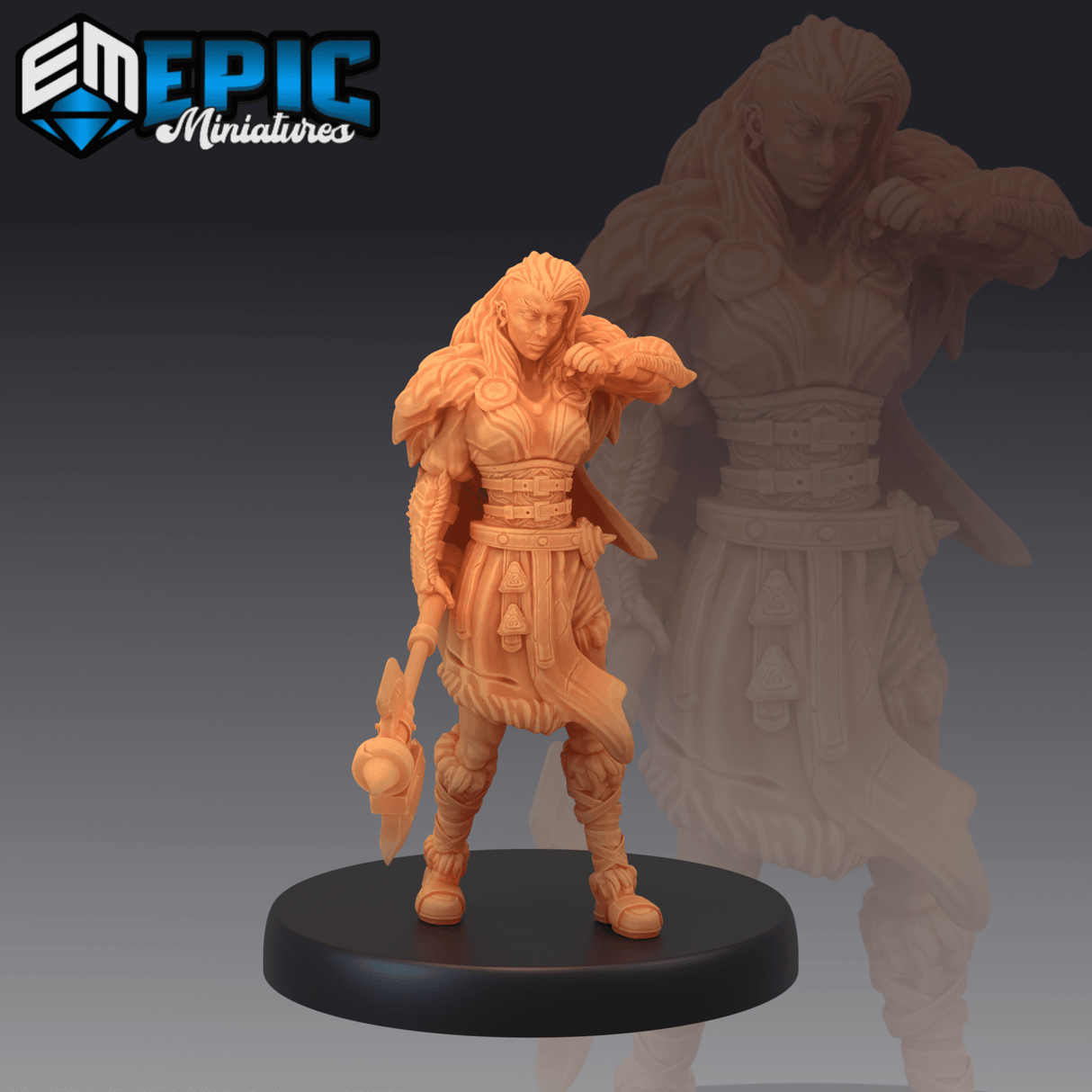 Viking Raider Set 1 Miniature | A - Tabletop RPG & D&D miniature. Perfect for wargaming & collectors
